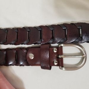 Leather Braid Belt